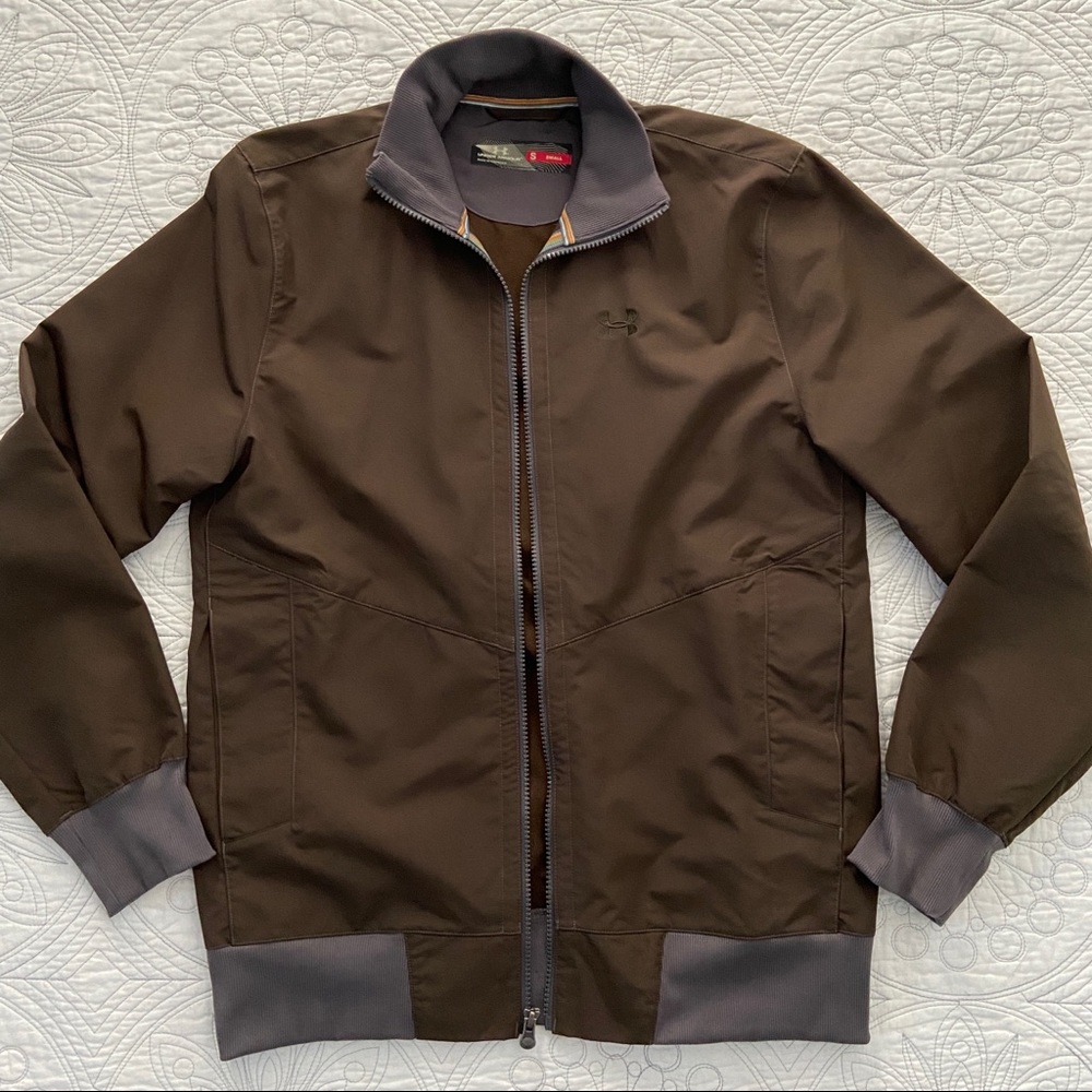 UNDER ARMOUR Retro Windbreaker S/M "Strider" Lightweight Casual Water Resistant